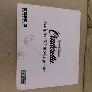 Disney 3D sculptured resin collector posters